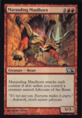 Marauding Maulhorn - Magic 2014 (M14): #145, Magic: The Gathering Nm R223