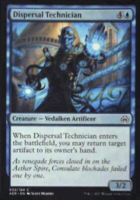 Dispersal Technician - Aether Revolt: #32, Magic: The Gathering Nm R130