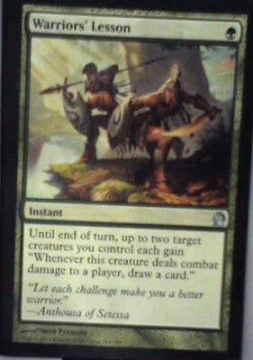 Warriors' Lesson - The List Reprints: #THS-184, Magic: The Gathering Nm R215