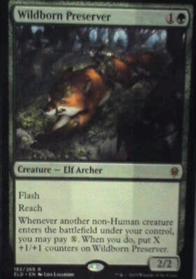 Wildborn Preserver - Throne of Eldraine: #182, Magic: The Gathering Nm R235