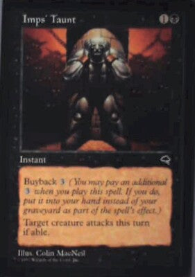 Imps' Taunt - Tempest: #138, Magic: The Gathering Nm R95