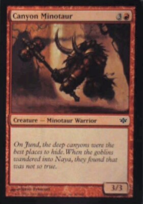 Canyon Minotaur - Conflux: #60, Magic: The Gathering Lp R209