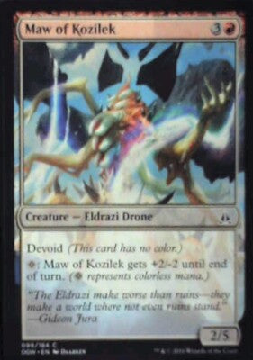 Maw of Kozilek - Oath of the Gatewatch: #99, Magic: The Gathering Nm R162