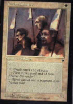 Icatian Infantry (Tucker) - Fallen Empires: #7d, Magic: The Gathering Nm R124