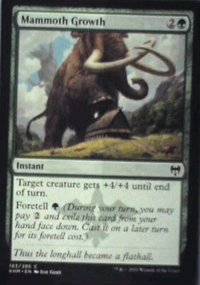 Mammoth Growth - Kaldheim: #183, Magic: The Gathering Nm R169