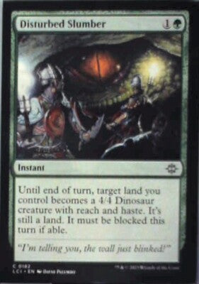 Disturbed Slumber - The Lost Caverns of Ixalan: #182, MTG Nm R203