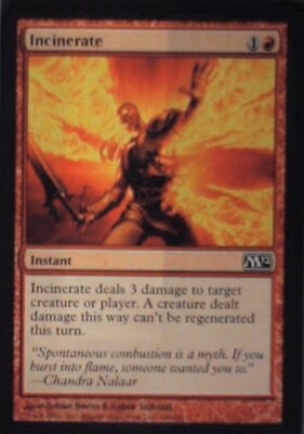Incinerate - Magic 2012 (M12): #146, Magic: The Gathering Lp R234