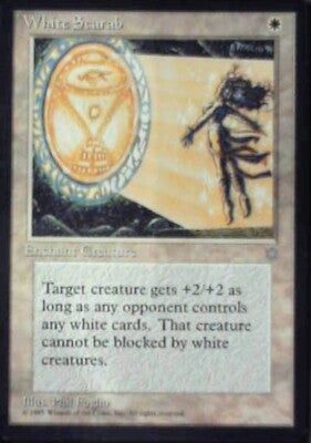 White Scarab - Ice Age: #56, Magic: The Gathering Nm R107