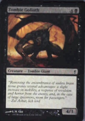 Zombie Goliath - Conspiracy: #135, Magic: The Gathering Nm R179
