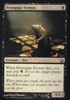 Drainpipe Vermin - Return to Ravnica: #66, Magic: The Gathering Nm R231