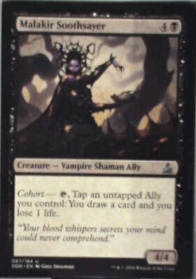 Malakir Soothsayer - Oath of the Gatewatch: #87, Magic: The Gathering Nm R153