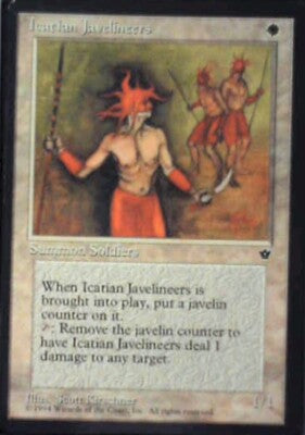 Icatian Javelineers (Kirschner) - Fallen Empires: #8c, MTG Nm R100