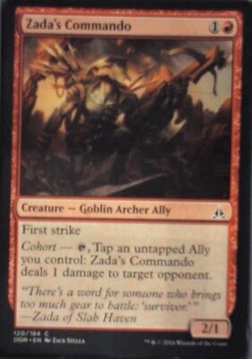 Zada's Commando - Oath of the Gatewatch: #120, Magic: The Gathering Nm R53