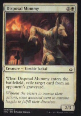 Disposal Mummy - Hour of Devastation: #9, Magic: The Gathering Nm R201