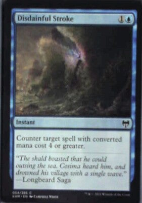 Disdainful Stroke - Kaldheim: #54, Magic: The Gathering Nm R169
