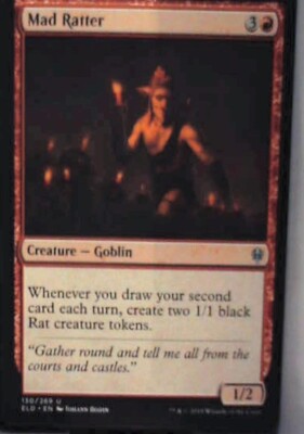 Mad Ratter - Throne of Eldraine: #130, Magic: The Gathering Nm R92