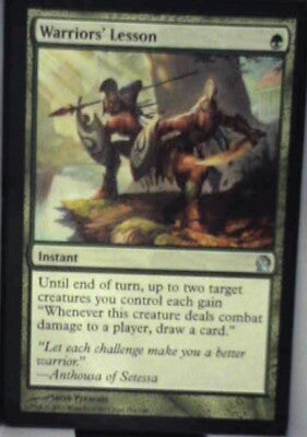 Warriors' Lesson - The List Reprints: #THS-184, Magic: The Gathering Nm R225