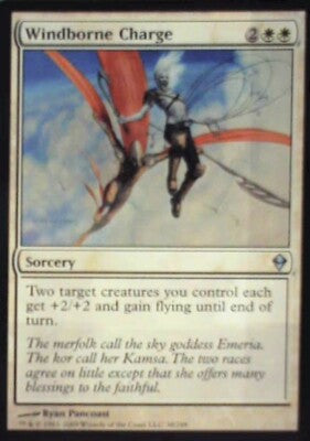 Windborne Charge - Conspiracy: Take the Crown: #100, MTG Nm R149