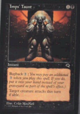 Imps' Taunt - The List Reprints: #TMP-138, Magic: The Gathering Mp R37