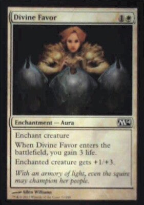 Divine Favor - Magic 2012 (M12): #14, Magic: The Gathering Nm R222