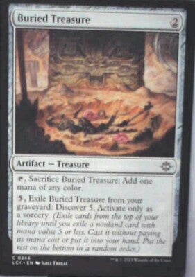 Buried Treasure - The Lost Caverns of Ixalan: #246, Magic: The Gathering Nm R183