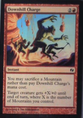 Downhill Charge - Duel Decks: Venser vs. Koth: #69, Magic: The Gathering Nm R241