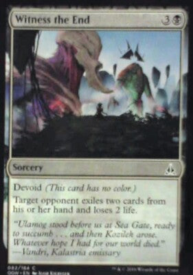Witness the End - Oath of the Gatewatch: #82, Magic: The Gathering Nm R143