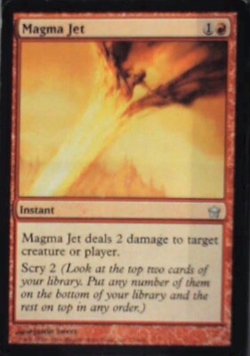 Magma Jet - Fifth Dawn: #73, Magic: The Gathering Lp R99