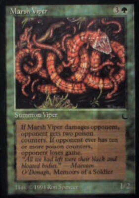 Marsh Viper - The Dark: #81, Magic: The Gathering Nm R124