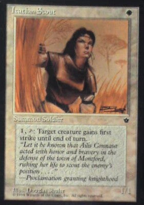 Icatian Scout (Shuler) - Fallen Empires: #13b, Magic: The Gathering Nm R83