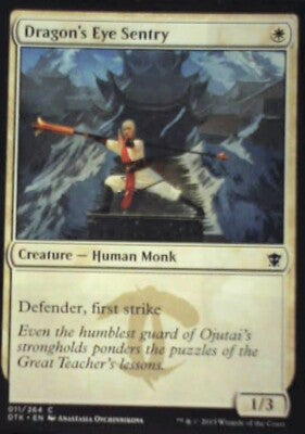 Dragon's Eye Sentry - Dragons of Tarkir: #11, Magic: The Gathering Nm R62