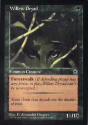 Willow Dryad - Portal: #193, Magic: The Gathering Nm R109