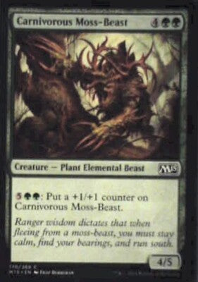 Carnivorous Moss-Beast - Magic 2015 (M15): #170, Magic: The Gathering Nm R113