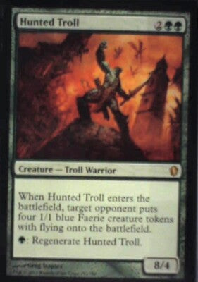 Hunted Troll - Commander 2013: #150, Magic: The Gathering Nm R146