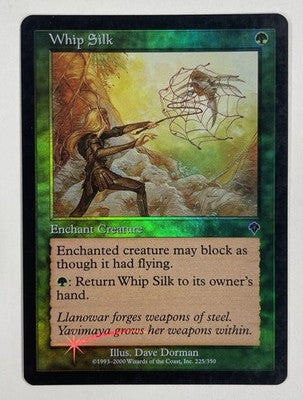 Whip Silk Foil Invasiom LP Light Play MTG Magic The Gathering
