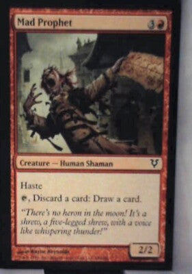 Mad Prophet - Duel Decks: Sorin vs. Tibalt: #51, Magic: The Gathering Nm R189