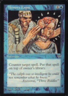 Memory Lapse - Mirage: #74, Magic: The Gathering Nm R193