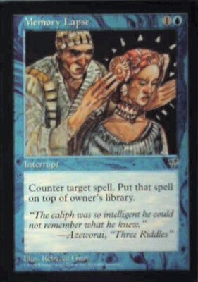Memory Lapse - Mirage: #74, Magic: The Gathering Nm R107