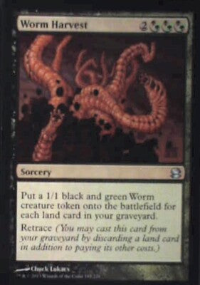 Worm Harvest - Modern Masters: #195, Magic: The Gathering Nm R53