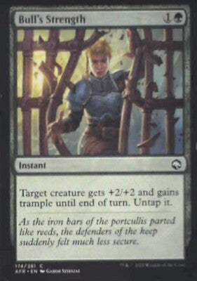 Bull's Strength - Adventures in the Forgotten Realms: #174, MTG Nm R127