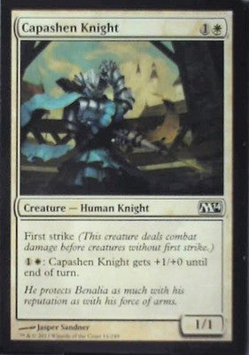 Capashen Knight - Magic 2014 (M14): #11, Magic: The Gathering Nm C338