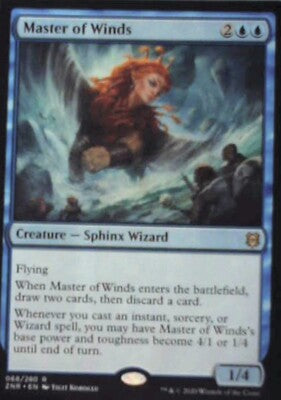 Master of Winds - Zendikar Rising: #68, Magic: The Gathering Nm R51