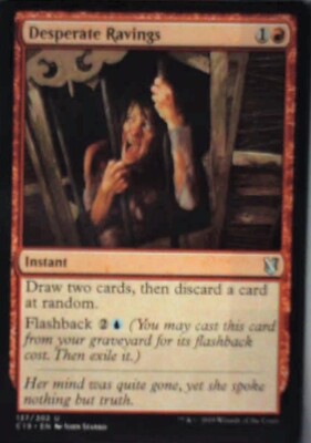 Desperate Ravings - Commander 2019: #137, Magic: The Gathering Nm R154