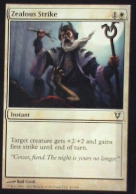 Zealous Strike - Avacyn Restored: #41, Magic: The Gathering Lp R209