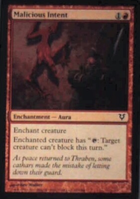 Malicious Intent - Avacyn Restored: #147, Magic: The Gathering Nm R194