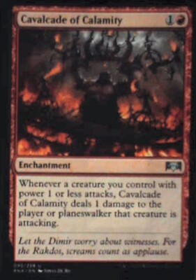 Cavalcade of Calamity - Ravnica Allegiance: #95, Magic: The Gathering Nm R144