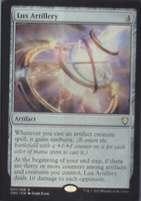 Lux Artillery - Commander: Phyrexia: All Will Be One: #27, MTG Nm R237