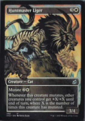 Huntmaster Liger (Showcase) - Ikoria: Lair of Behemoths: #280 Nm R184