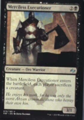 Merciless Executioner - Fate Reforged: #76, Magic: The Gathering Nm R242