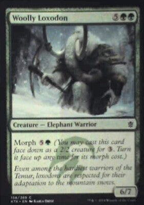 Woolly Loxodon - Khans of Tarkir: #158, Magic: The Gathering Nm R53